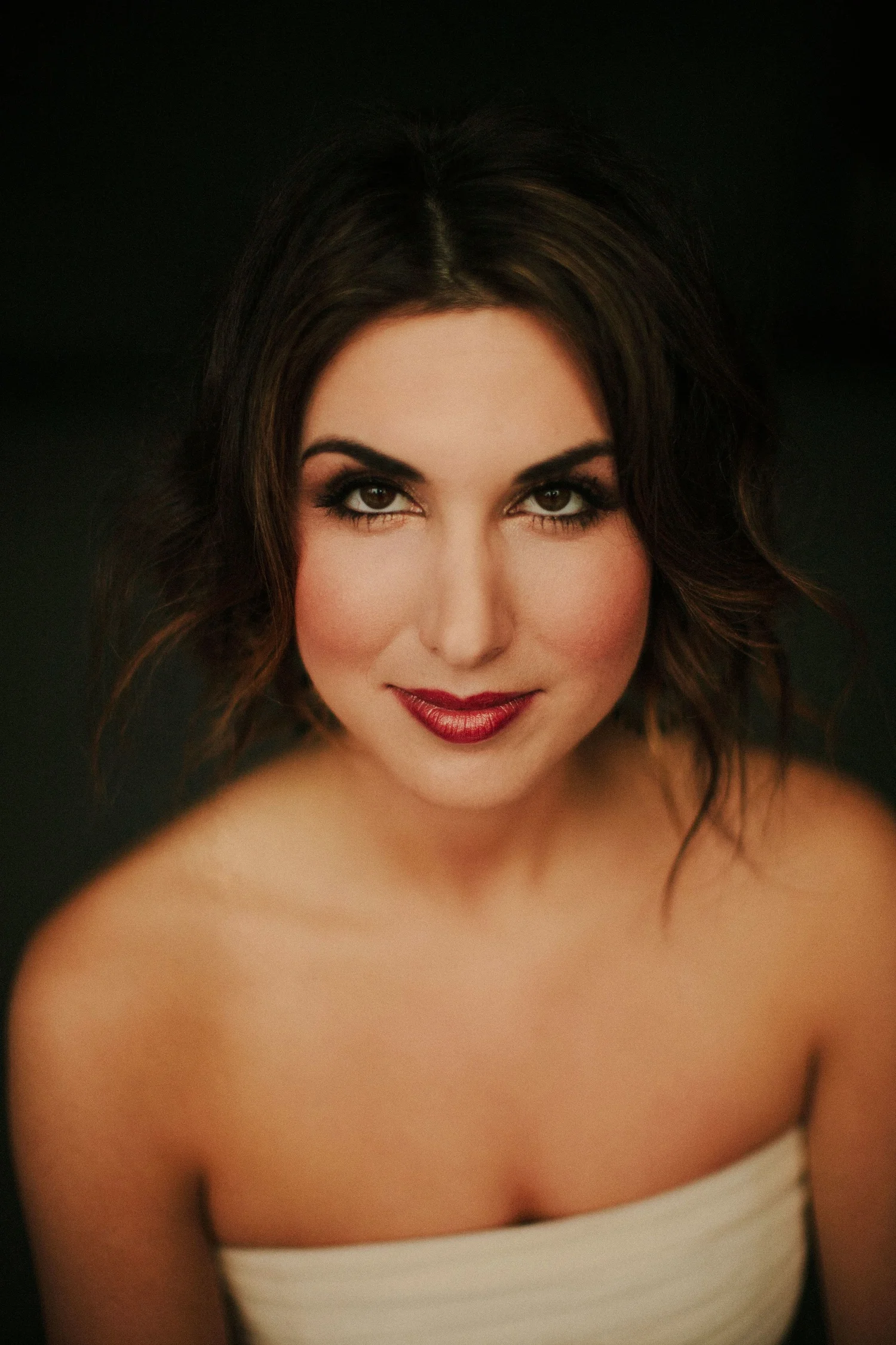 Beauty - red lip portrait